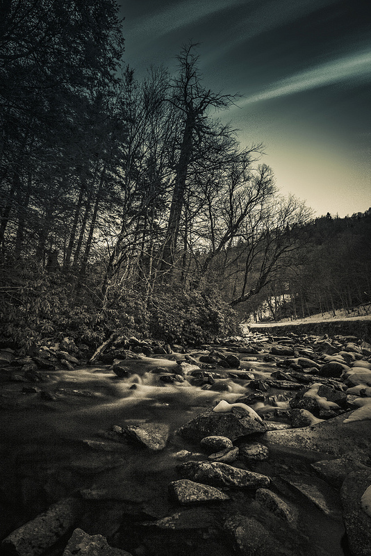 Snowy Creek In Gatlinbrug Tennessee